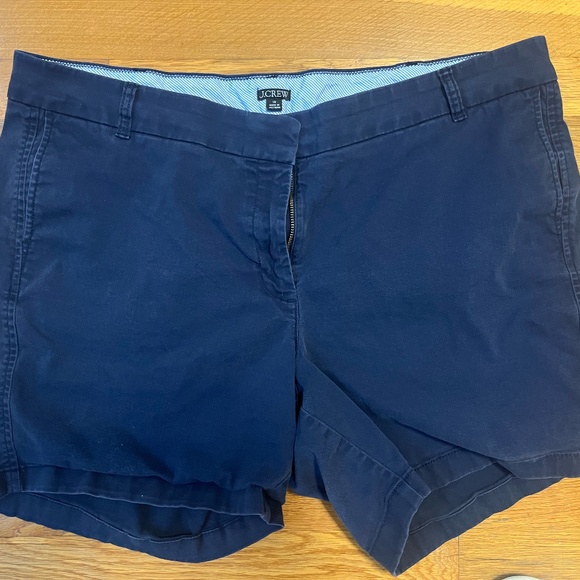 Women's J Crew 7inch Stretch Chino Short - NAVY - Picture 1 of 3